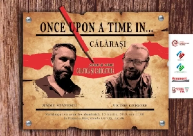 A fost odata in Calarasi. Actori si roluri, o expozitie de grafica si caricatura semnata de doi artisti calaraseni