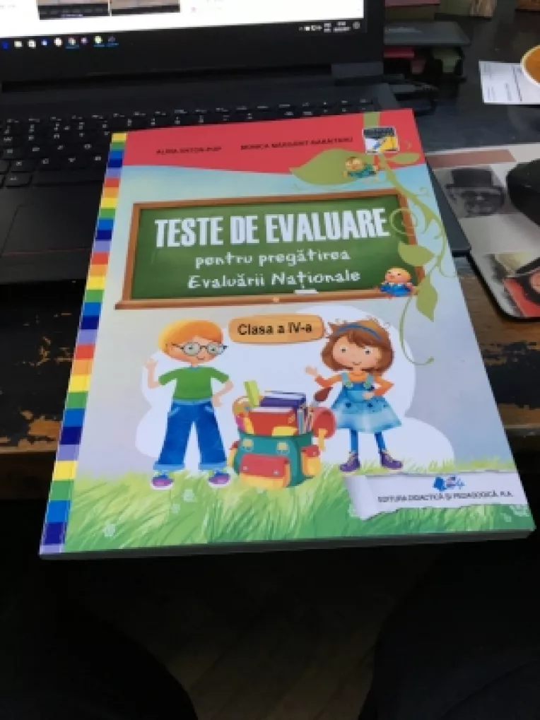 Alina Anton va recomanda cartea sa, Teste de evaluare pentru pregatirea Evaluarii Nationale (clasa a IV-a)