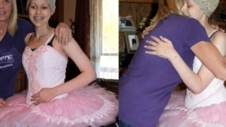 Anna Mott, o balerina oarba si paralizata, a revenit pe scena