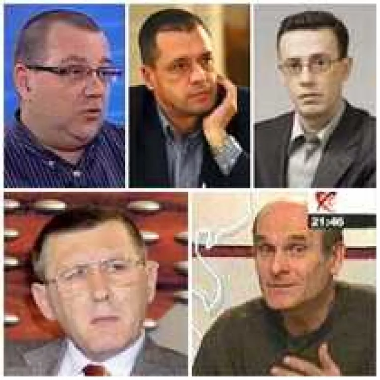 Basescu contra presei:  Satira basesciana la adresa comentatorilor TV  Mircea Badea, Mihai Gadea si Valentin Stan