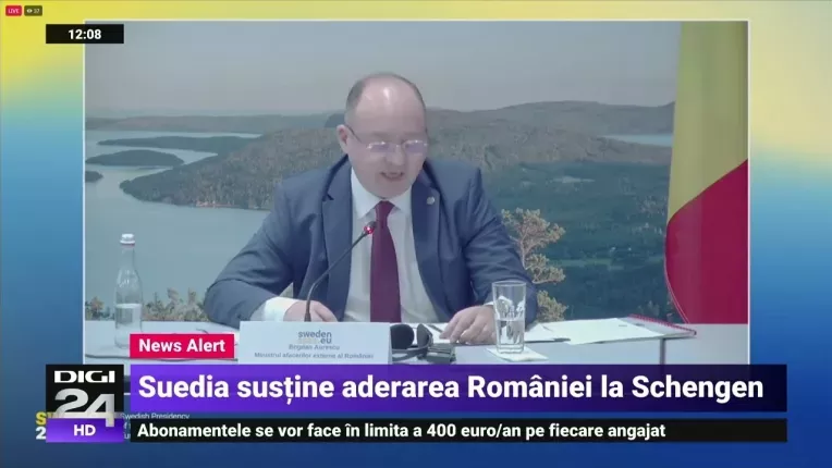 Bogdan Aurescu: Contam pe sprijinul Suediei pentru Schengen