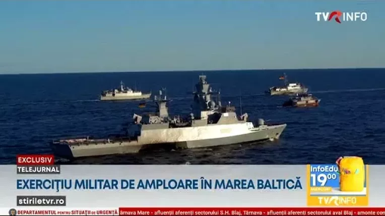 Exercitiu militar de amploare in Marea Baltica