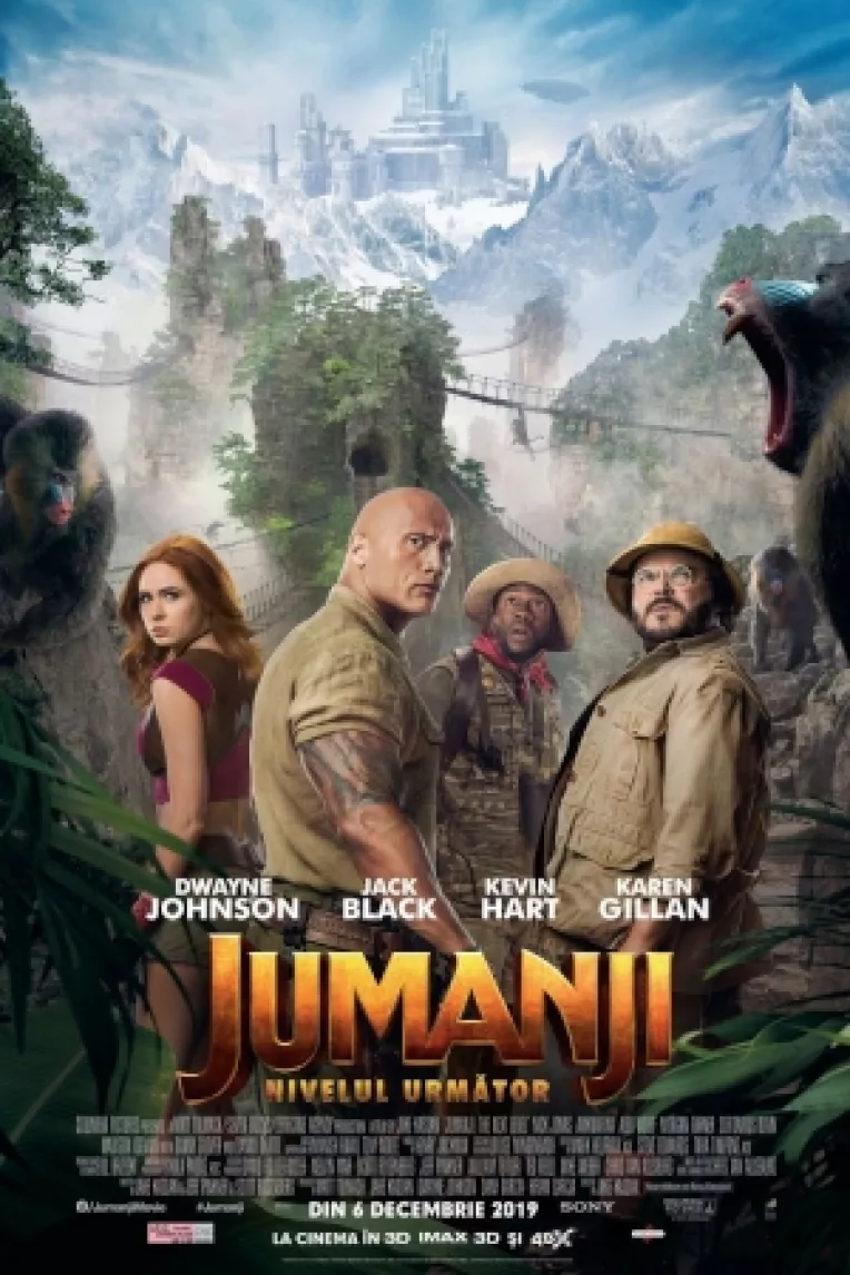 Filmul Jumanji: The Next Level, in curand la cinema