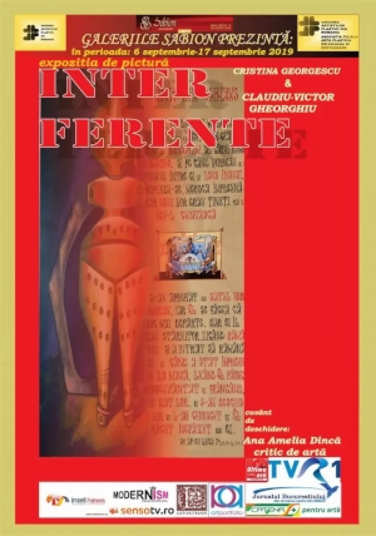 Interferente, la Galeria Sabion: Cristina Georgescu si Claudiu Victor Gheorghiu