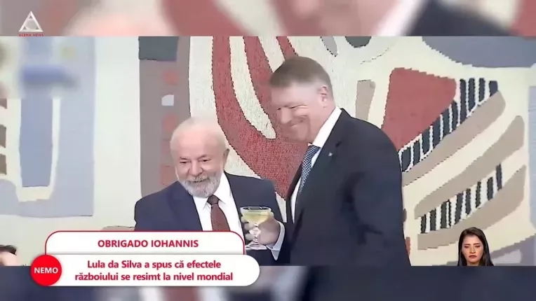 Iohannis s-a intalnit cu Presedintele Braziliei, intr-o vizita oficiala