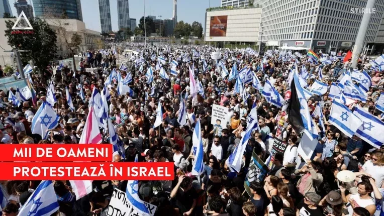 Mii de oameni protesteaza in Israel. Politia a folosit grenade si tunuri de apa