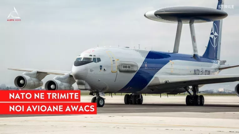 NATO va disloca trei avioane de recunoastere in Romania