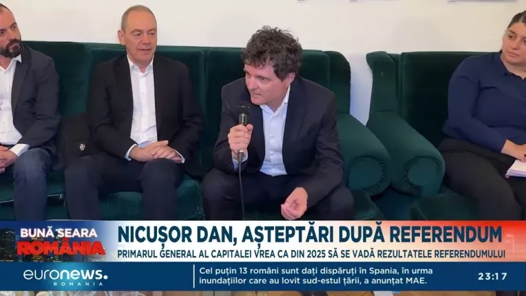 Nicusor Dan, asteptari dupa referendum. Vrea ca din 2025 sa se vada rezultatele plebiscitului