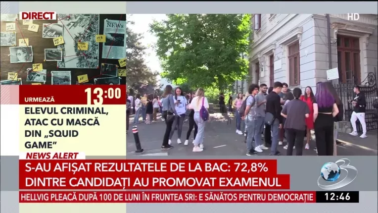 Rata de succes a examenului de BAC 2023 se mentine la peste 70%, a anuntat Ministerul Educatiei