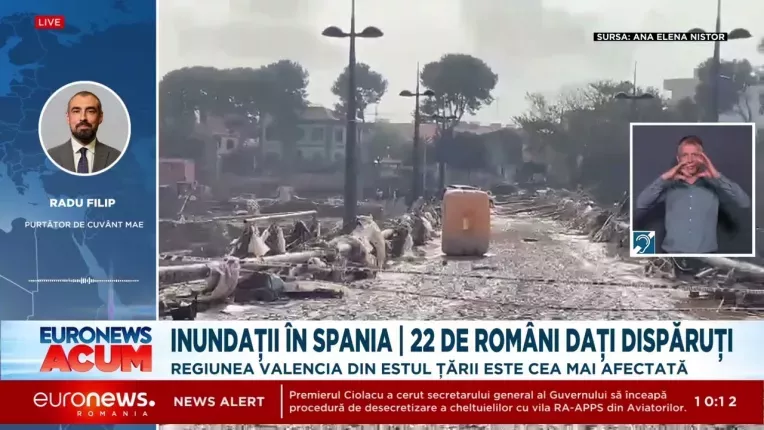 Romani disparuti dupa inundatiile puternice din Spania