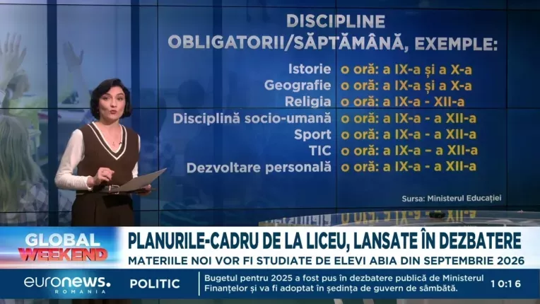 Schimbari pentru liceeni, din 2026. Mai putine materii obligatorii, accent pe specializarile alese