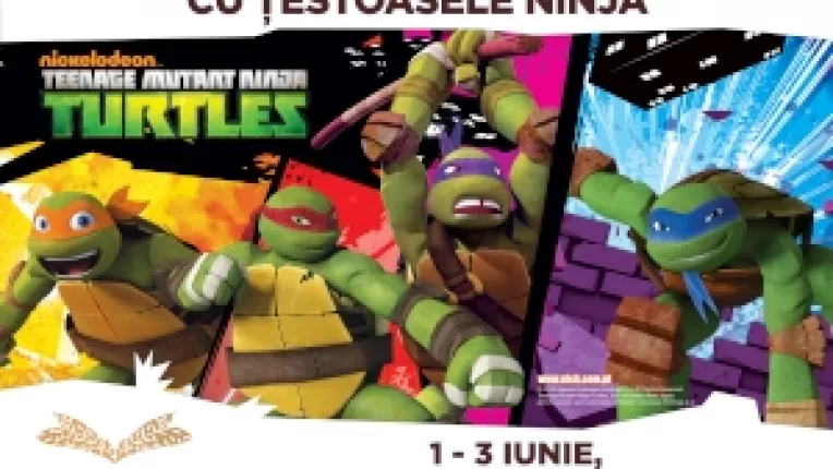 Testoasele Ninja vin pentru prima data in Romania, la ParkLake Shopping Center