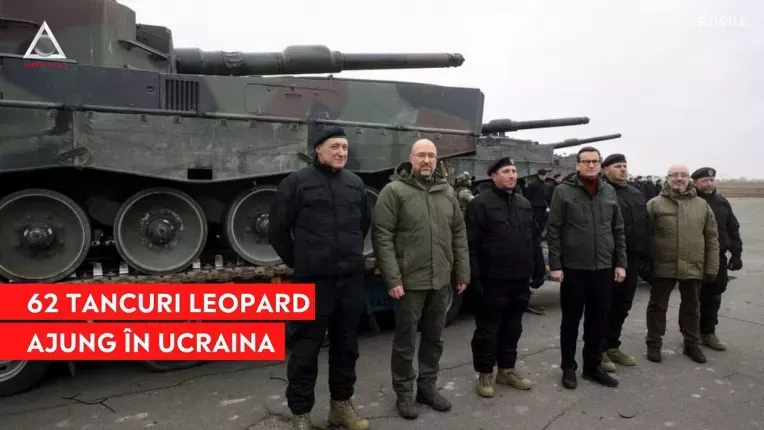 Ucraina primeste doua batalioane de tancuri Leopard 2